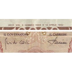 Italie - Pick 97d - 10'000 lire - 04/01/1968 - Etat : TB-