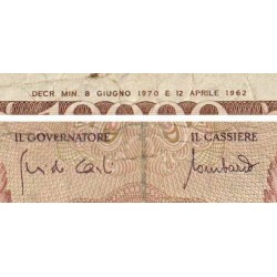 Italie - Pick 97e - 10'000 lire - 08/06/1970 - Etat : B+