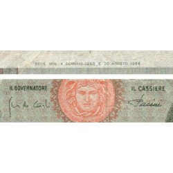 Italie - Pick 98b - 5'000 lire - 04/01/1968 - Etat : TB