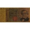 Italie - Pick 101a_1 - 1'000 lire - Lettre A - Série BA G - 25/03/1969 - Etat : TB+