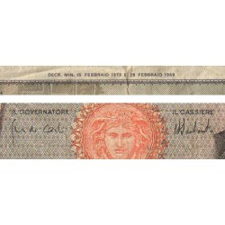 Italie - Pick 101c - 1'000 lire - Lettre B - Série UB Y - 15/02/1973 - Etat : TB