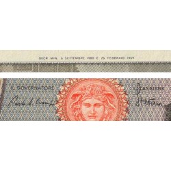 Italie - Pick 101g_2 - 1'000 lire - Lettre D - Série AD O - 06/09/1980 - Etat : pr.NEUF