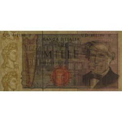 Italie - Pick 101h - 1'000 lire - Lettre D - Série UD P - 30/05/1981 - Etat : SPL