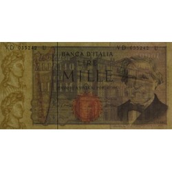 Italie - Pick 101h - 1'000 lire - Lettre D - Série VD U - 30/05/1981 - Etat : NEUF