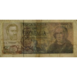 Italie - Pick 102b - 5'000 lire - 11/04/1973 - Etat : TB-