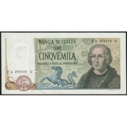 Italie - Pick 102c - 5'000 lire - 10/11/1977 - Etat : SUP+
