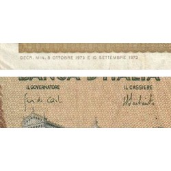 Italie - Pick 103a - 2'000 lire - 08/10/1973 - Etat : TB