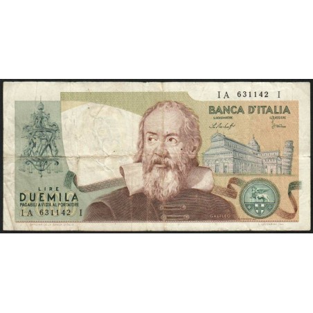 Italie - Pick 103b - 2'000 lire - 22/10/1976 - Etat : TB