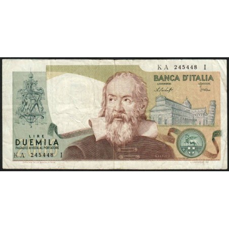 Italie - Pick 103b - 2'000 lire - 22/10/1976 - Etat : TB+
