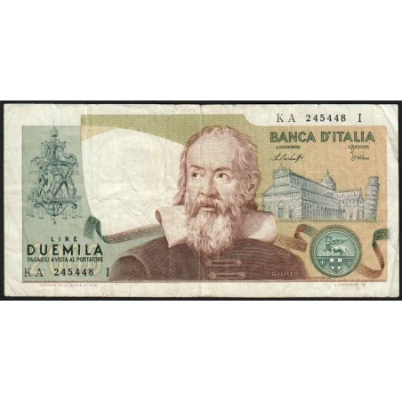 Italie - Pick 103b - 2'000 lire - 22/10/1976 - Etat : TB+