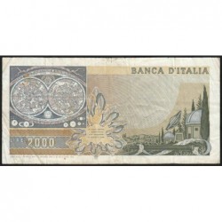 Italie - Pick 103b - 2'000 lire - 22/10/1976 - Etat : TB+