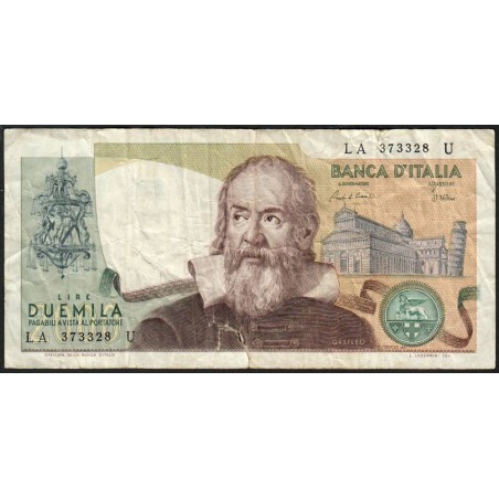 Italie - Pick 103c - 2'000 lire - 24/10/1983 - Etat : B-