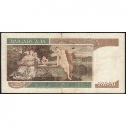 Italie - Pick 104 - 20'000 lire - Lettre A - Série NA B - 21/02/1975 - Etat : TB-