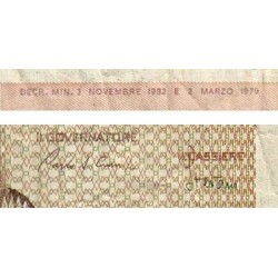 Italie - Pick 105b_2 - 5'000 lire - 03/11/1982 - Etat : TB