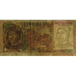 Italie - Pick 105b_2 - 5'000 lire - 03/11/1982 - Etat : TB