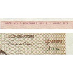 Italie - Pick 105b_2 - 5'000 lire - 03/11/1982 - Etat : TTB+