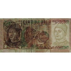 Italie - Pick 105b_2 - 5'000 lire - 03/11/1982 - Etat : TTB+