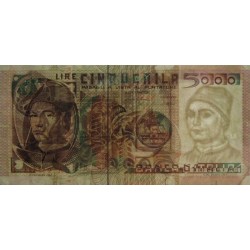 Italie - Pick 105c - 5'000 lire - 19/10/1983 - Etat : TB