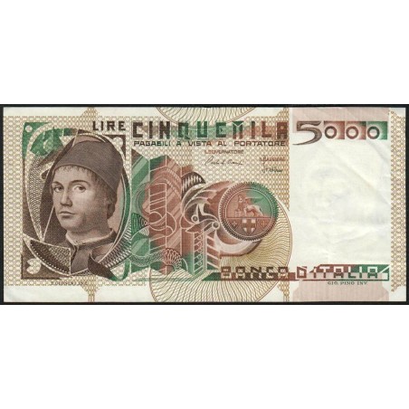 Italie - Pick 105c - 5'000 lire - 19/10/1983 - Etat : TTB