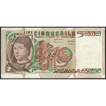 Italie - Pick 105c - 5'000 lire - 19/10/1983 - Etat : TTB