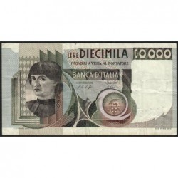 Italie - Pick 106a_1 - 10'000 lire - 30/10/1976 - Etat : TB