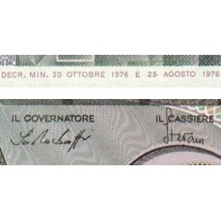 Italie - Pick 106a_1 - 10'000 lire - 30/10/1976 - Etat : SPL+