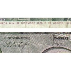 Italie - Pick 106a_2 - 10'000 lire - 29/12/1978 - Etat : TB+