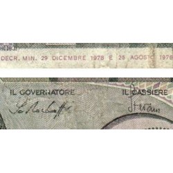 Italie - Pick 106a_2 - 10'000 lire - 29/12/1978 - Etat : TB-