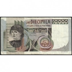 Italie - Pick 106b_1 - 10'000 lire - 06/09/1980 - Etat : TB