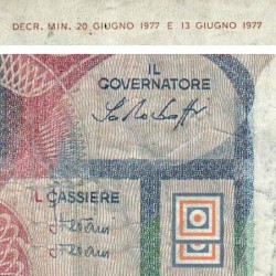 Italie - Pick 107a_1 - 50'000 lire - 20/06/1977 - Etat : TB