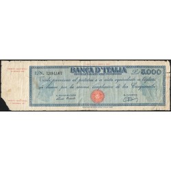 Italie - Pick 86a_4 - 5'000 lire - Série E - 28/01/1948 - Etat : B