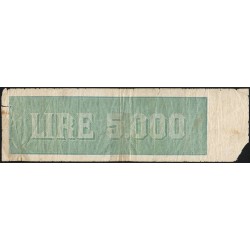 Italie - Pick 86a_4 - 5'000 lire - Série E - 28/01/1948 - Etat : B