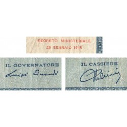 Italie - Pick 86a_4 - 5'000 lire - Série E - 28/01/1948 - Etat : B