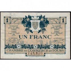 Tours - Pirot 123-4 - 1 franc - 08/05/1920 - Etat : TTB+