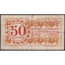 Tours - Pirot 123-6 - 50 centimes - 27/12/1920 - Etat : TB-