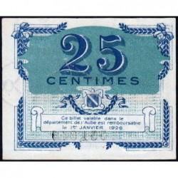 Troyes - Pirot 124-15 - 25 centimes - Sans série - Sans date - Etat : NEUF