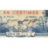 Valence (Drôme) - Pirot 127-2 variété - 50 centimes - Série III - 23/02/1915 - Etat : TB+