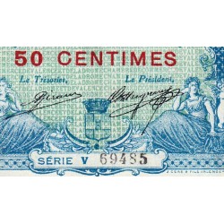 Valence (Drôme) - Pirot 127-2 - 50 centimes - Série V - 23/02/1915 - Etat : SUP