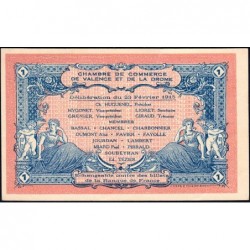 Valence (Drôme) - Pirot 127-3a - 1 franc - Série F - 23/02/1915 - Etat : SUP