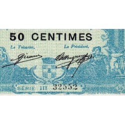Valence (Drôme) - Pirot 127-6 variété - 50 centimes - Série III - 23/02/1915 - Etat : SUP+