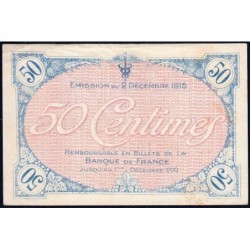 Villefranche-sur-Saône - Pirot 129-1 - 50 centimes - 02/12/1915 - Etat : TTB