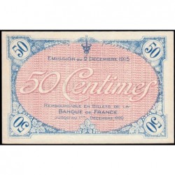 Villefranche-sur-Saône - Pirot 129-1 - 50 centimes - 02/12/1915 - Etat : SPL
