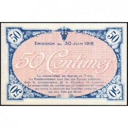 Villefranche-sur-Saône - Pirot 129-7 - 50 centimes - 2me Série - 30/06/1918 - Etat : NEUF