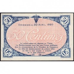 Villefranche-sur-Saône - Pirot 129-11 - 50 centimes - 3me Série - 30/04/1920 - Etat : SUP+