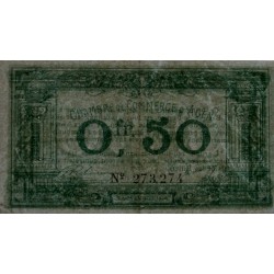 Agen - Pirot 2-1b variété - 50 centimes - 05/11/1914 - Etat : TTB+