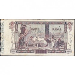 F 43-01 - 02/01/1918 (première date) - 5000 francs - Flameng - Etat : TB-