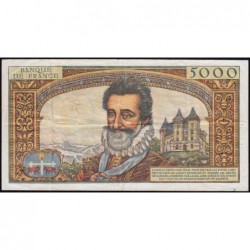 F 54-01 - 30/10/1958 - 50 nouv. francs sur 5000 francs - Henri IV - Série V.90 - Etat : TTB-