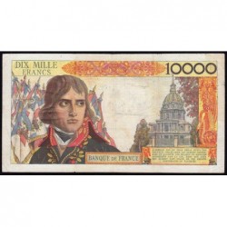 F 55-01 - 30/10/1958 - 100 nouv. francs sur 10000 francs - Bonaparte - Série M.147 - Etat : TB