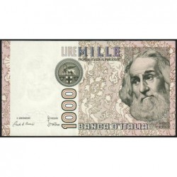 Italie - Pick 109a_2 - 1'000 lire - Lettre B - Série MB E - 06/01/1982 (02/05/1983) - Etat : SUP