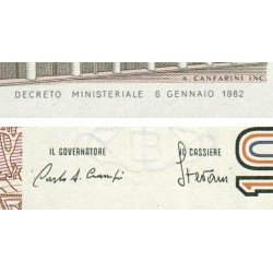Italie - Pick 109a_2 - 1'000 lire - Lettre B - Série MB E - 06/01/1982 (02/05/1983) - Etat : SUP